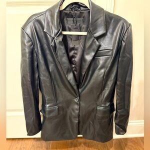 Blank NYC leather blazer Size Small